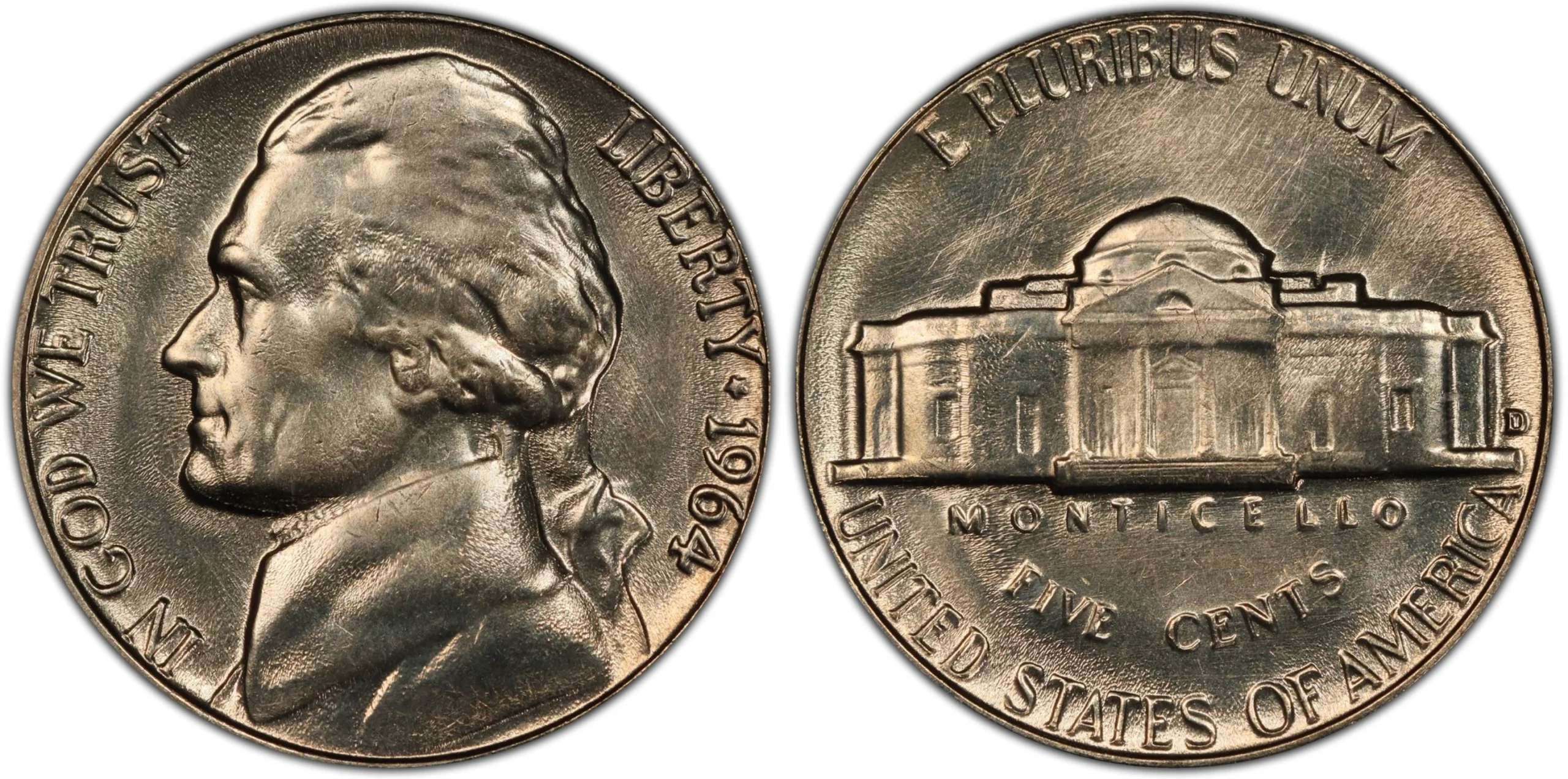 1964 D Nickel Coin