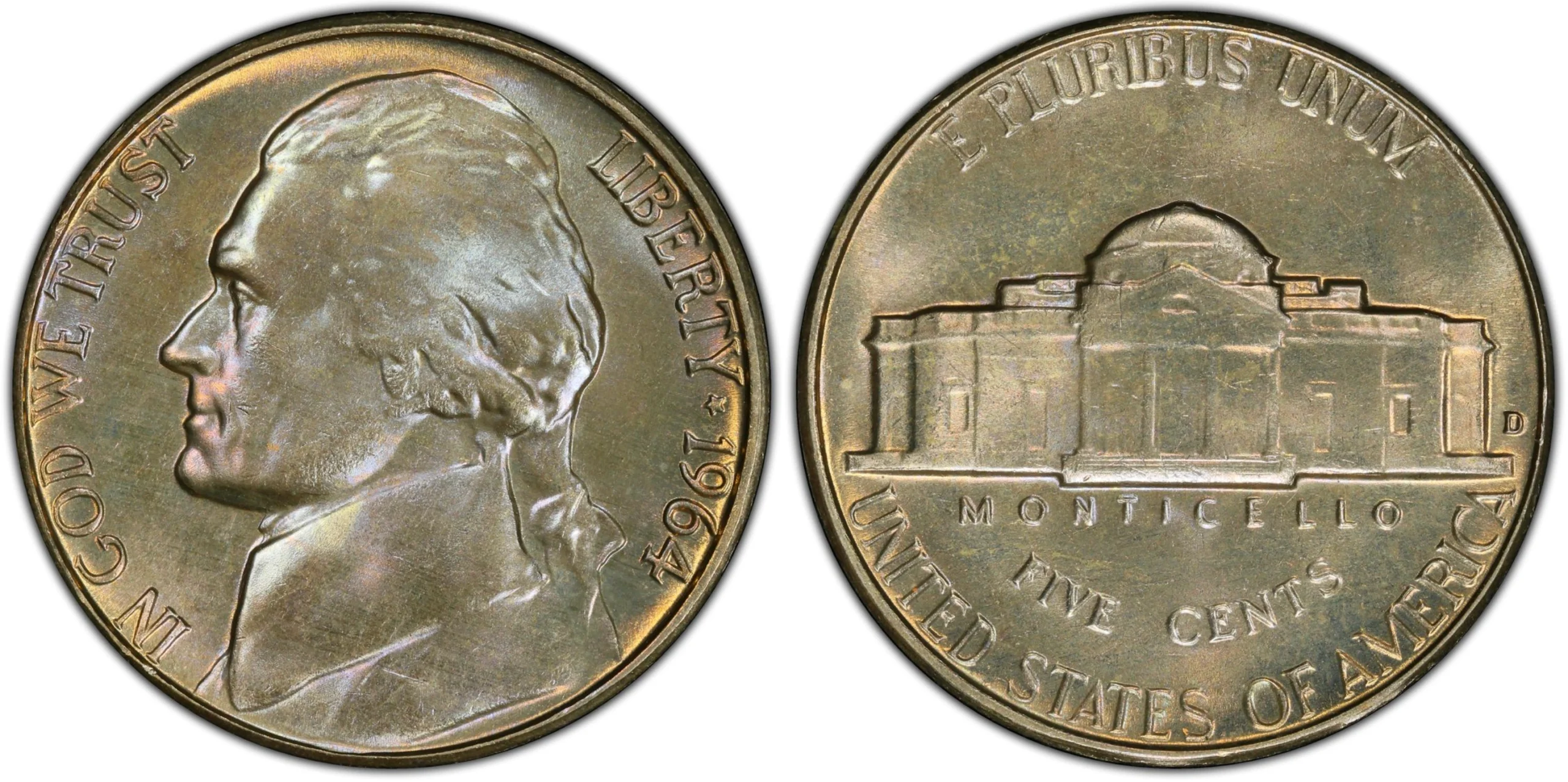 1964 D Nickel Coin
